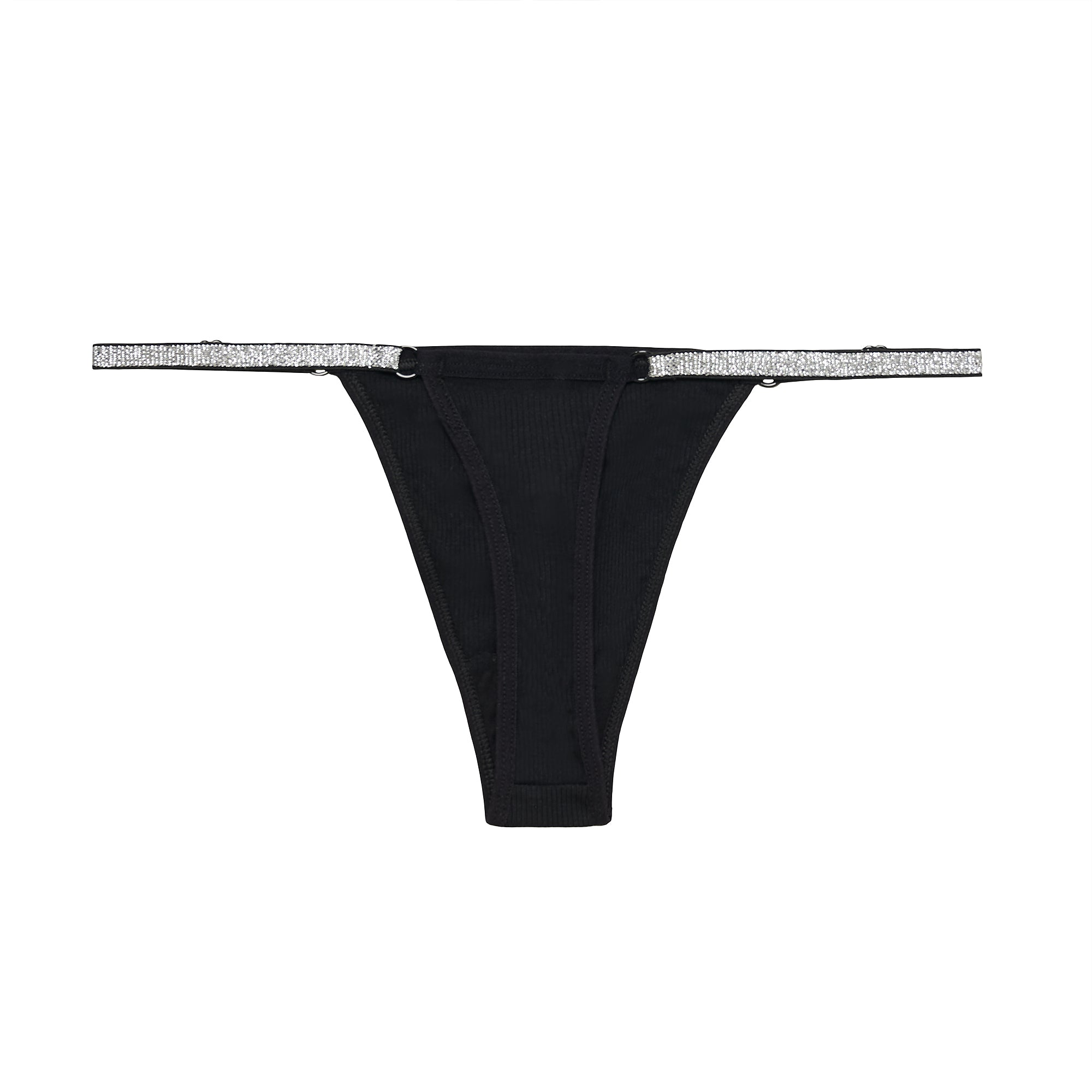 Nabtos Women Cotton Thongs Adjustable Strap Underwear Panties (Pack of 6)