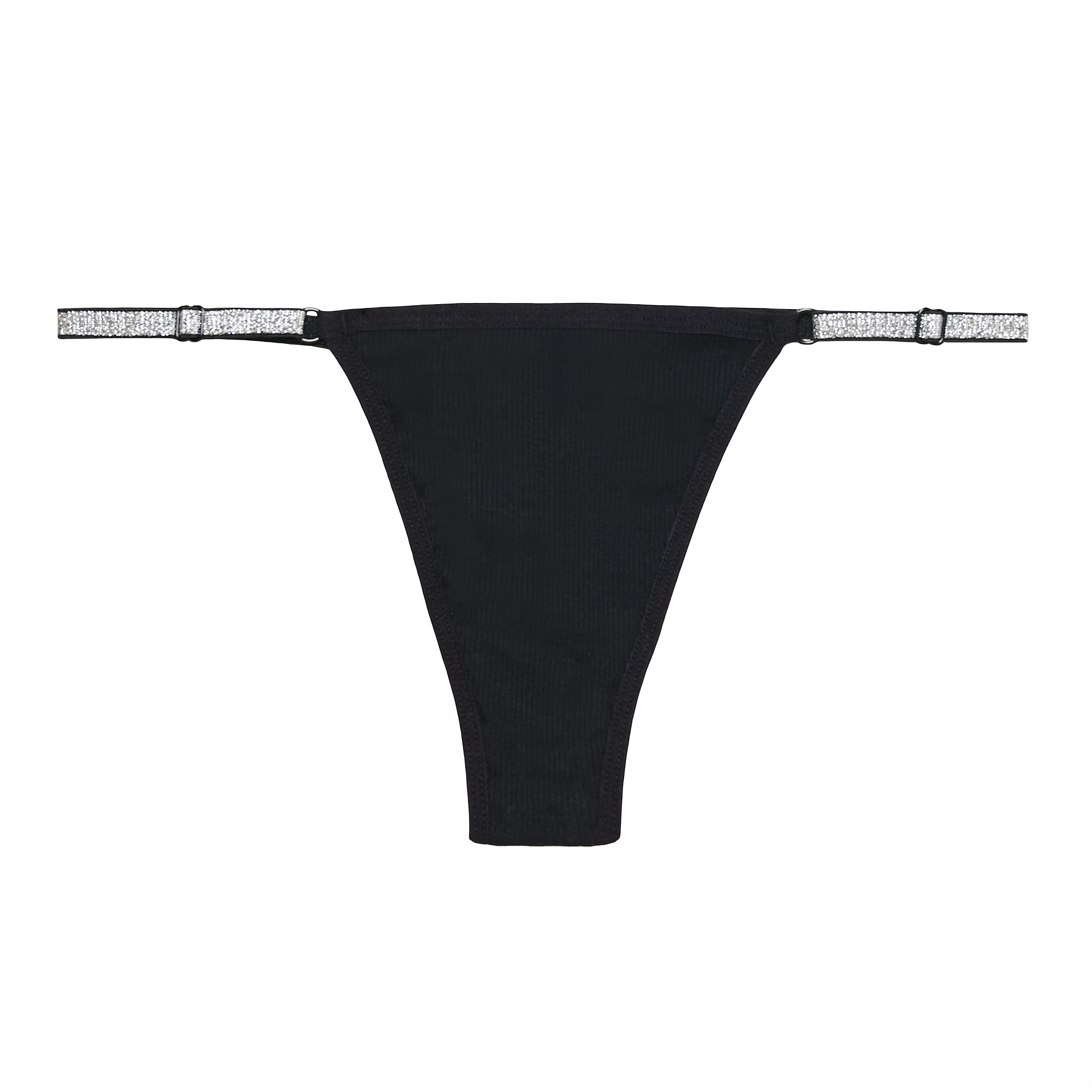 Nabtos Women Cotton Thongs Adjustable Strap Underwear Panties (Pack of 6)