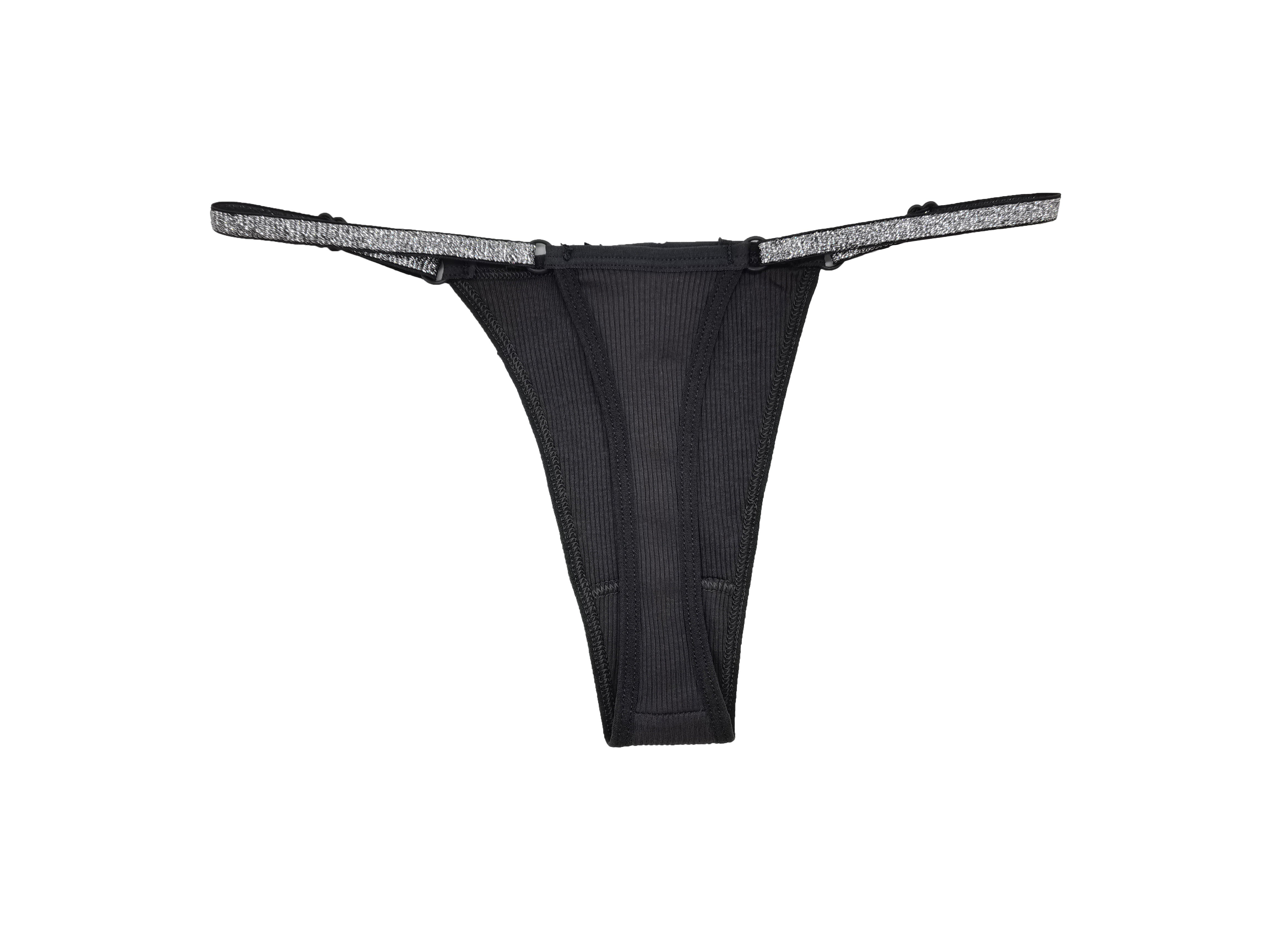 Nabtos Women Cotton Thongs Adjustable Strap Underwear Panties (Pack of 6)